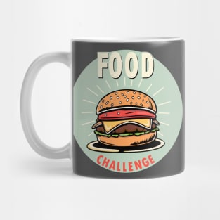 Epic Food Challenge Burger Design – Competitive Eating Inspired Mug